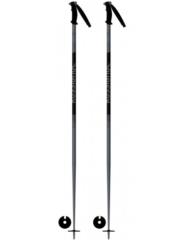 Batons de ski Rossignol Tactic Grey Black 2024 Taille de 110cm à 135cm