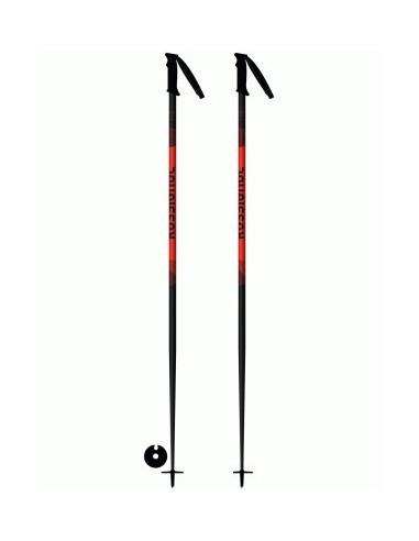 Batons de ski Rossignol Tactic Black Red 2024 Taille de 110cm à 130cm