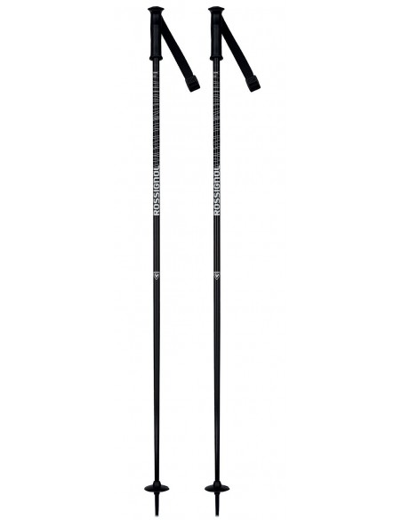 Batons de ski Rossignol Tactic Grey Black 2023 Taille de 110cm à 135cm