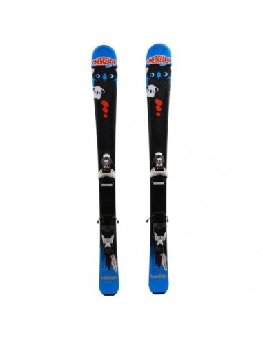 Ski Wedze Onebreaker Bleu Taille 104cm + Fix Accueil