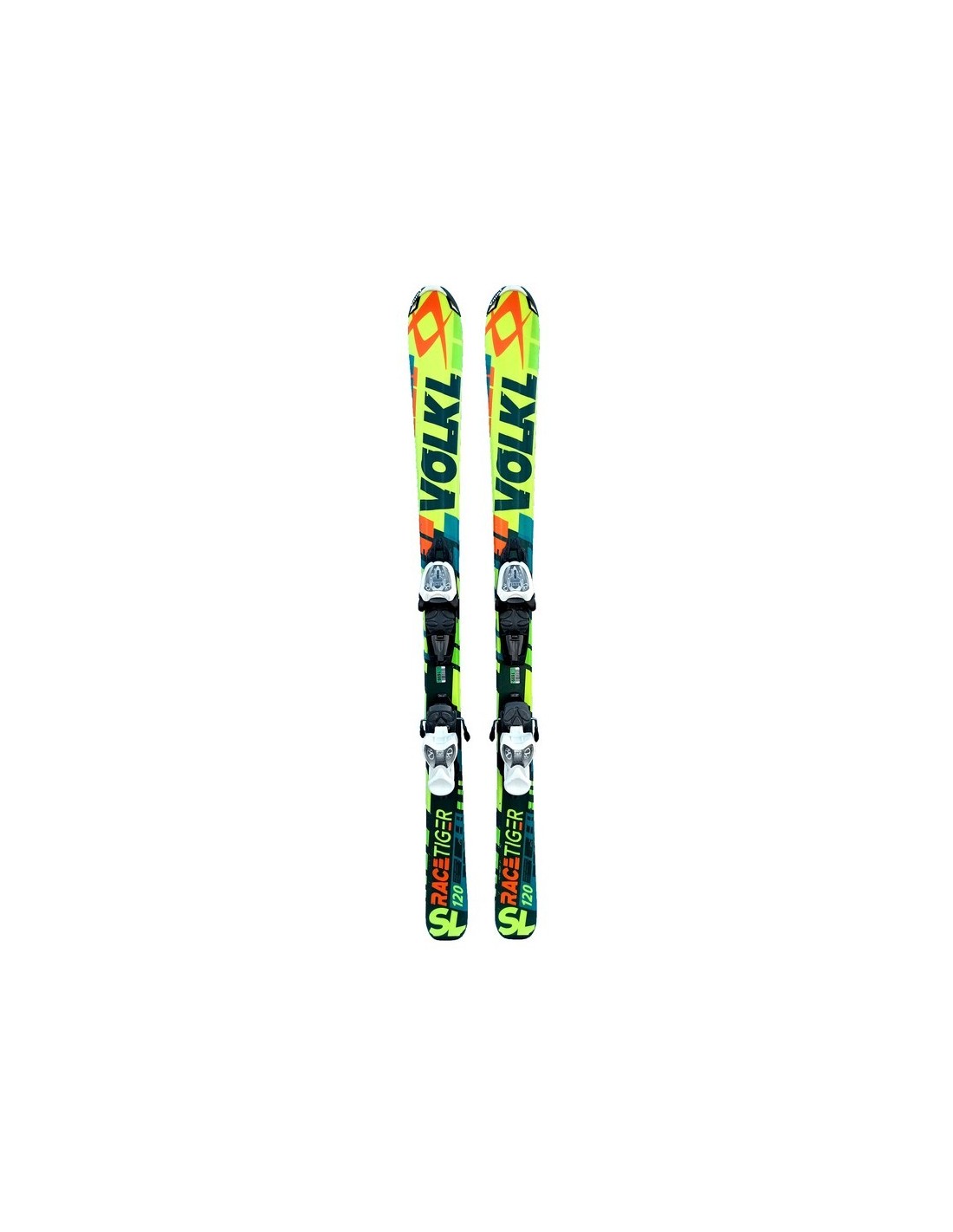 Ski Volkl Racetiger SL2 Taille 110cm, 120cm Junior + Fix