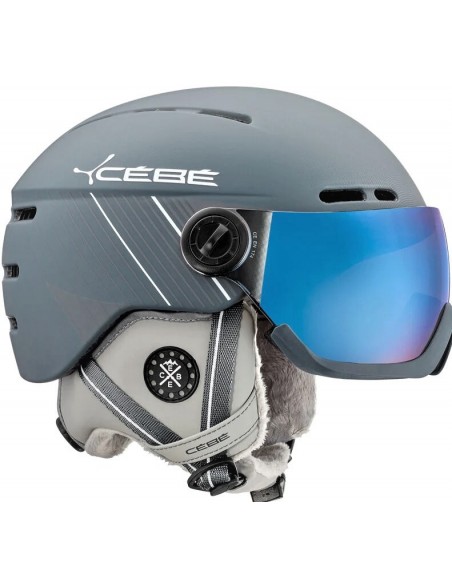 Cebe Casque De Ski Pow Vision - Photochromique 1-3 - White à Prix Carrefour