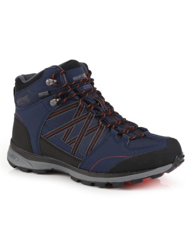 Chaussure de Montagne Homme Regatta Samaris II Mid Navy / Burnt Salmon Outdoor