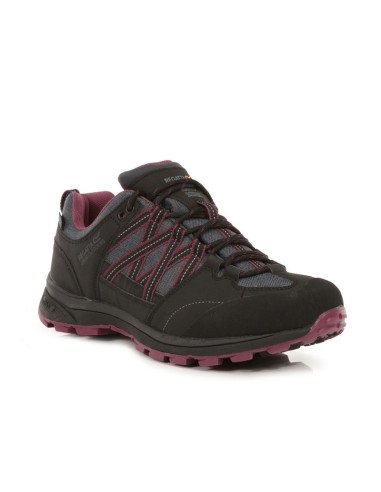 Chaussure de Montagne femme Regatta Lady Samaris II Low Black / Purple Outdoor