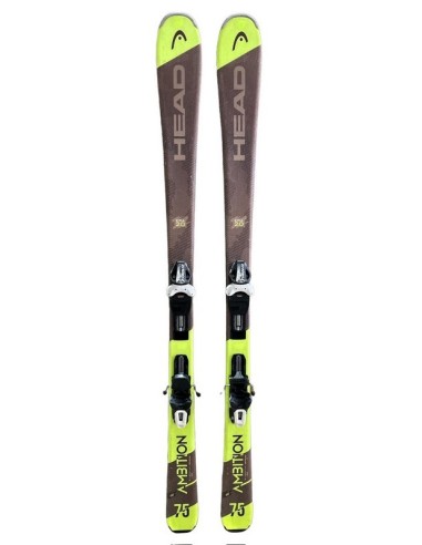 Ski Occasion Head Ambition 75 Yellow + Fix Tyrolia GW Ski adulte