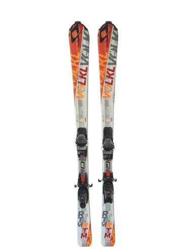 Ski Occasion Volkl RTM Orange + Fix Ski adulte