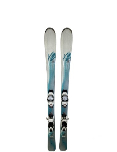 Ski occasion K2 Luv RX78 + Fix Marker Ski adulte