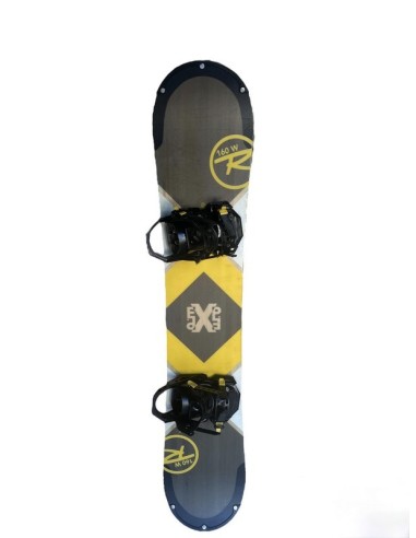 Pack Snowboard Occasions Rossignol Yellow + Fix Snowboard