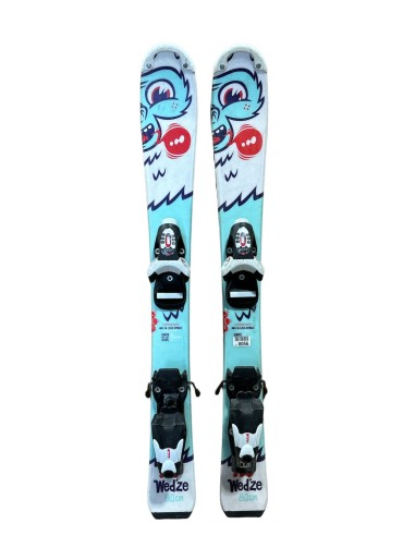 Ski Wedze Onebreaker Turquoise Taille 80cm + Fix Ski junior