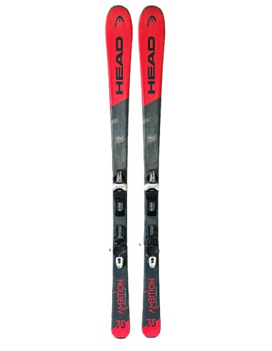 Ski Occasion Head Ambition 75 Red + Fix Tyrolia GW Ski adulte