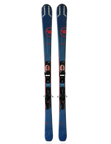 Ski Occasion Rossignol Experience 74 Bleu + Fix Look Xpress Ski adulte