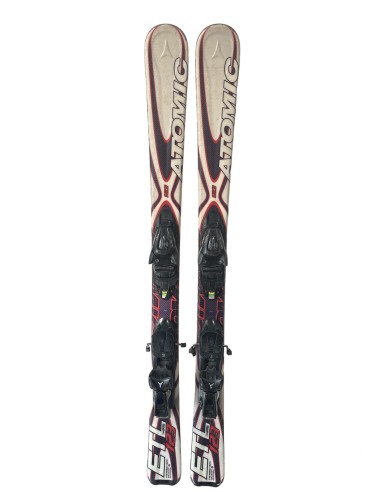 Mini ski occasion Atomic Etl series taille 123cm + fix Mini ski