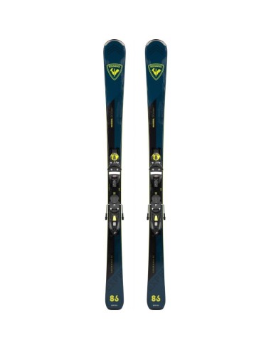 Rossignol Experience 86 Basalt Konect 2025 + Look NX12 Black Yellow Accueil