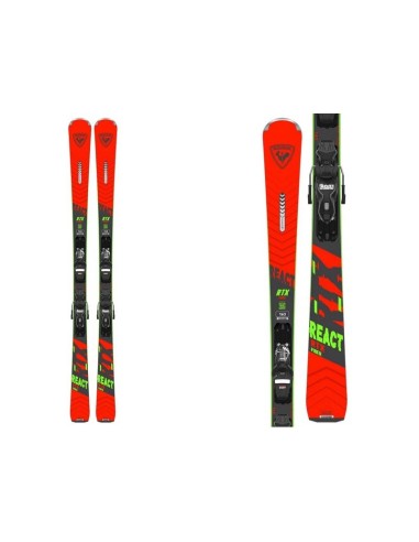 Rossignol React RTX 2025 + Fix Look Xpress 10GW Accueil